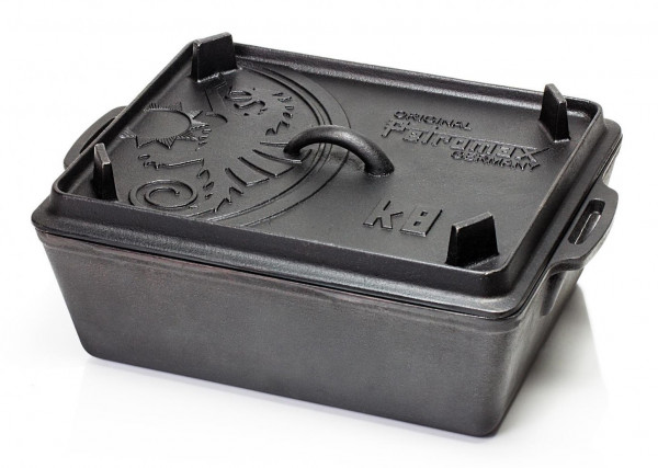 Kastenform / Dutch Oven Petromax k8 mit Deckel 34x24x14,5cm