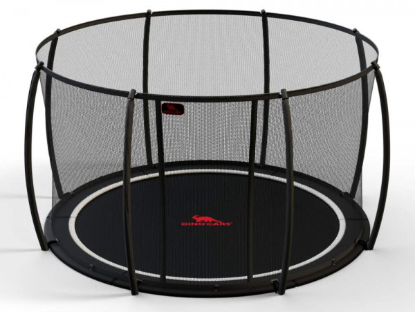 DINOCARS Trampolin FLAT LEVEL Sicherheitsnetz Ø430cm