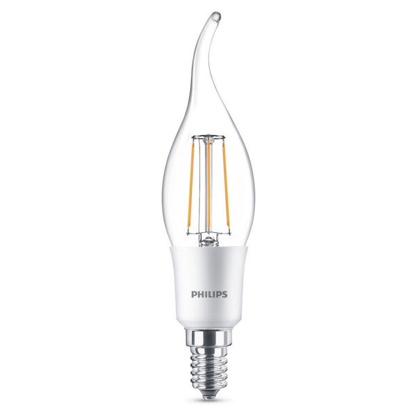 Philips LED Classic Kerze E14 5W dimmbar klar 470lm A+