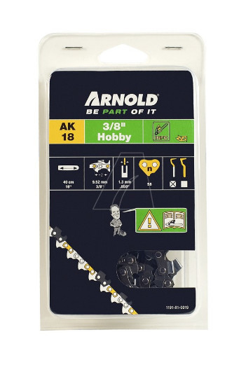 ARNOLD® Sägekette 3/8" LP 1,3mm 58TG Halbmeißel