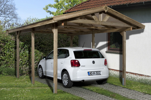 weka Satteldachcarport 611