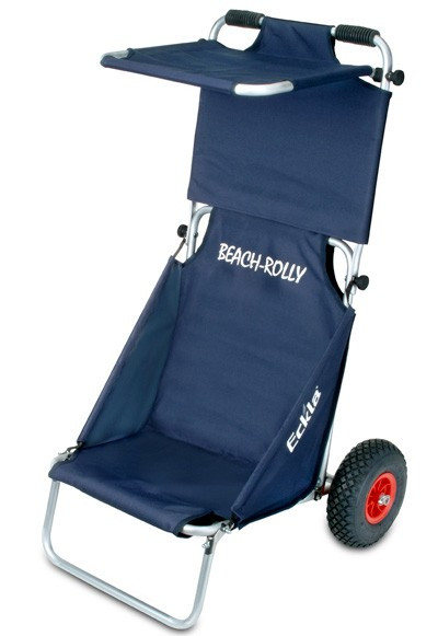 Eckla Beach Rolly klappbar mit Sonnendach blau