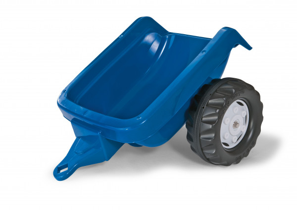 Anhänger für Tretfahrzeug rolly Kid Trailer blau - Rolly Toys