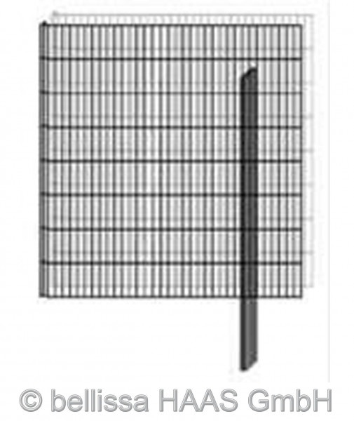 Pfosten verzinkt für Steinmauer bellissa 10x3x115cm