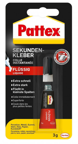 Pattex Sekundenkleber Flüssig 3g