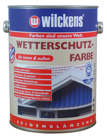 Wilckens® Wetterschutzfarbe anthrazitgrau seidenglänzend 2,5L