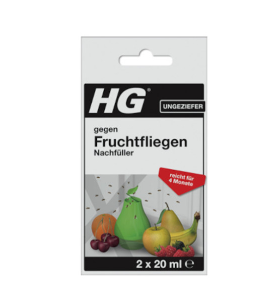 HG Fruchtfliegenfalle Nachfüllpack 40 ml