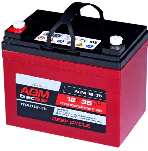 Batterie Akku 12V 35AH für Seniorenmobile wie Shoprider