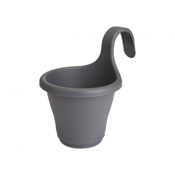 Pflanztopf / Geländer-Blumentopf elho Easy Hanger Single Ø 19cm anthr.