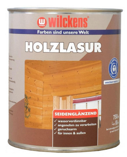 Wilckens® Holzlasur LF Eiche seidenglänzend 750ml