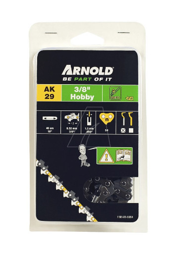 ARNOLD® Sägekette 3/8" LP 1,3mm 54TG Halbmeißel