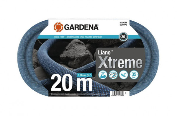 Gardena Textilschlauch Liano Xtreme Set 20m 3/4" 18480-20