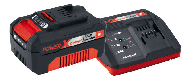 Einhell Power-X-Change Starter Kit Akku 18 V/4,0 Ah und Ladegerät