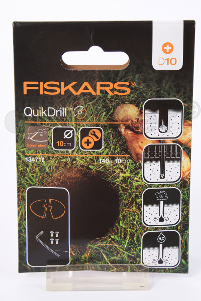 FISKARS Erweiterung Klingen QuikDrill 100mm für Handerdbohrer