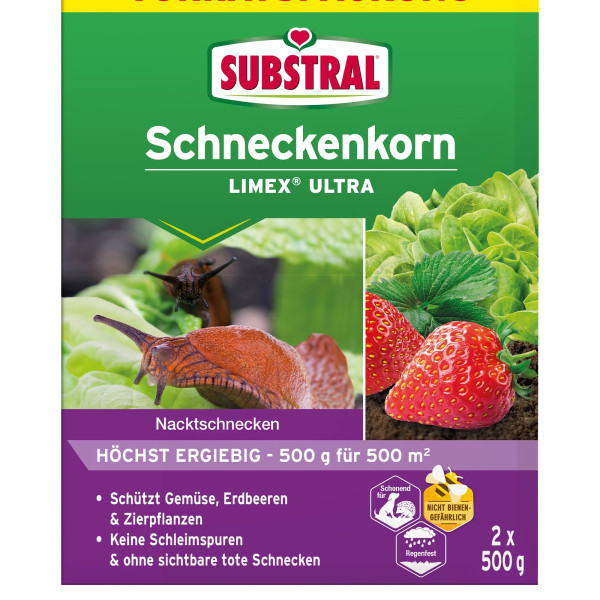 SUBSTRAL® Schneckenkorn Limex® Ultra, 2 x 500 g