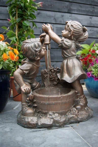 Ubbink AcquaArte Springbrunnen Memphis Bronzeoptik