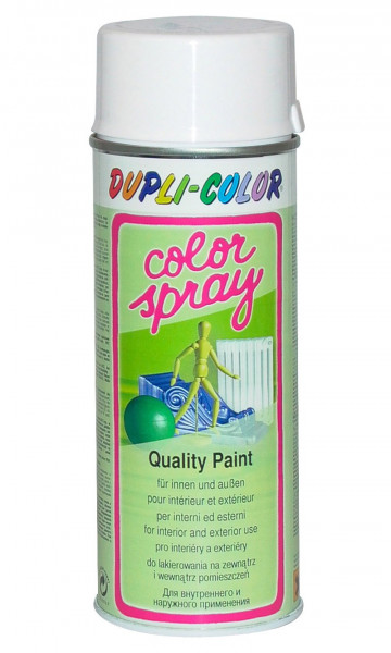 Dupli Color Farbspray / Color Spray reinweiß glänzend RAL 9010 400ml