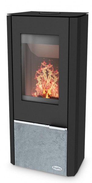 Fireplace Kingstone Kaminofen Stahl mit Specksteineinsatz 6 kW