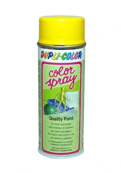 Dupli Color Farbspray / Color Spray gelb glänzend RAL 1021 400ml