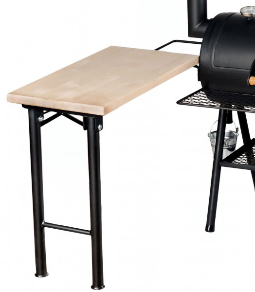 Arbeitstisch / Ablagetisch Massivholzplatte für JOE`S BBQ Smoker 16&quot;