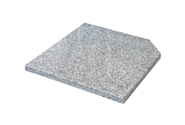 Doppler Design Granit Platte 25kg grau 50x50x4cm