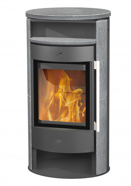 Kaminofen Fireplace Durango grau Speckstein 6kW