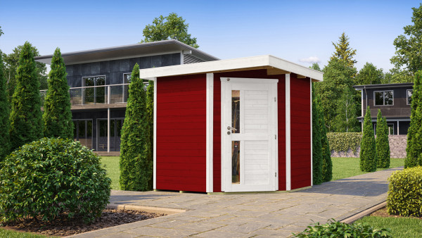 weka Gartenhaus 229 A Gr. 1, schwedenrot, 21 mm, n