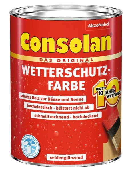 Consolan® Wetterschutz Farbe Silbergrau 750ml