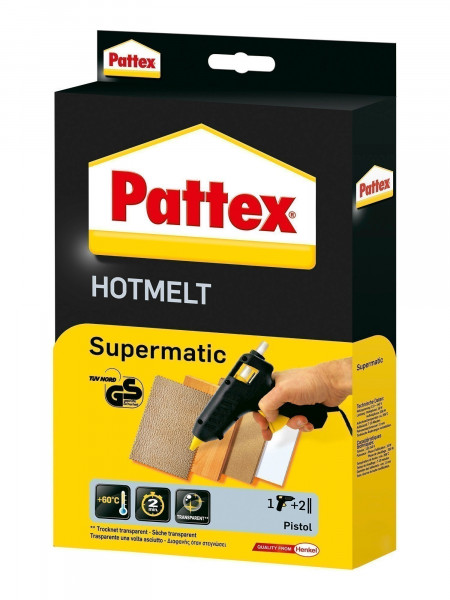 Pattex Heißkleber HOTMELT Supermatic / Heißklebepistole 1 Stück