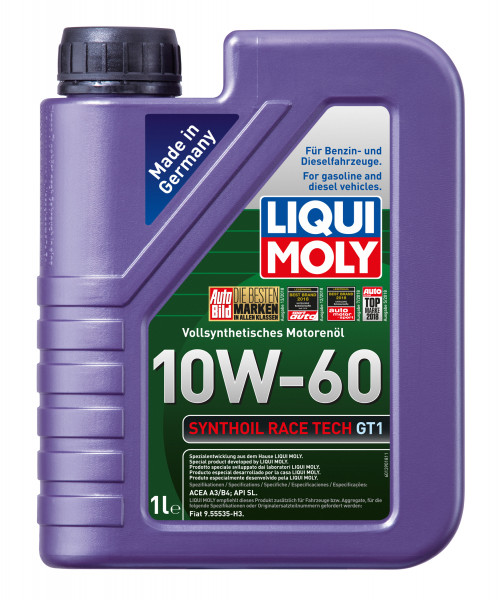 Liqui Moly Leichtlaufmotoröl Synthoil Race Tech GT1 10W-60 1 Liter