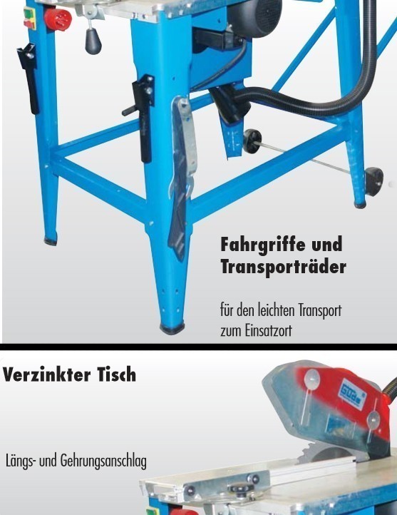 Güde Tischkreissäge GTKS 315 2 KW | edinger Warenhaus GmbH