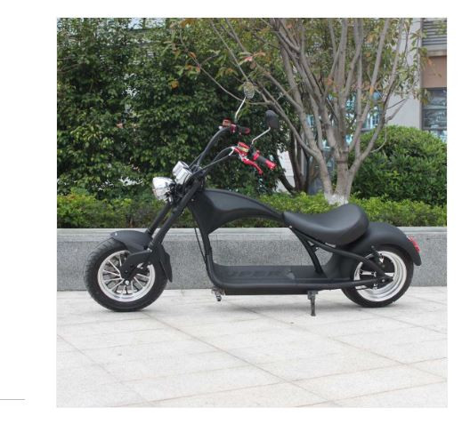 Elektromotorrad City Cruiser Electromoped schwarz