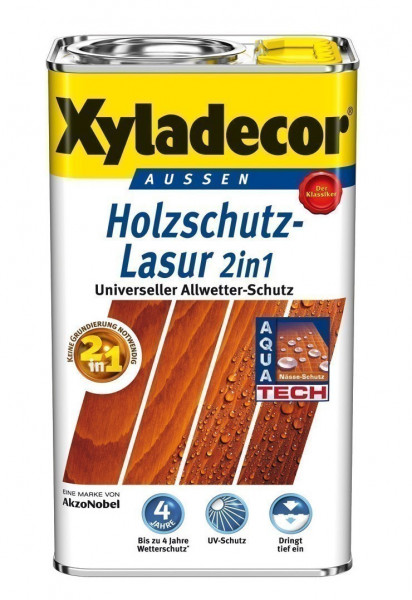 XYLADECOR Holzschutzlasur 2in1 750 ml Holzfarbe farblos