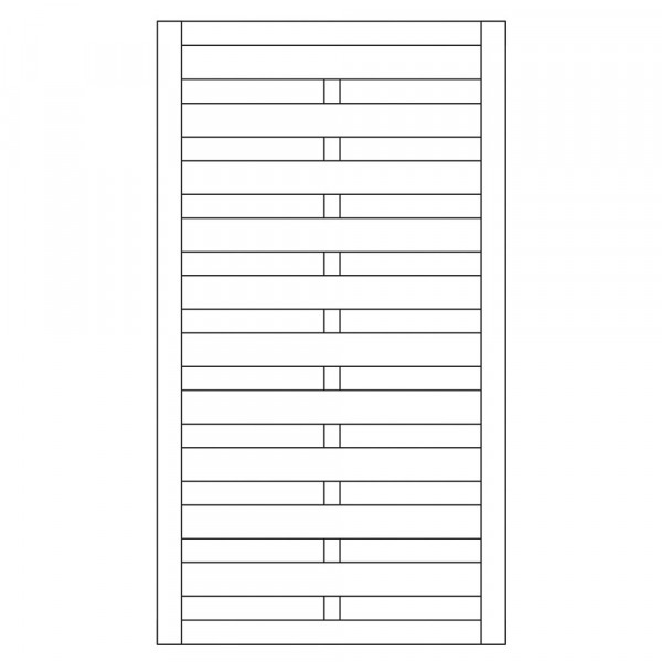 Sichtschutzzaun / Torelement Dichtzaun Pforte kdi 100x180cm