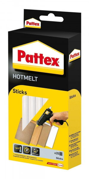 Pattex Heißkleber HOTMELT Sticks Transparent 500g