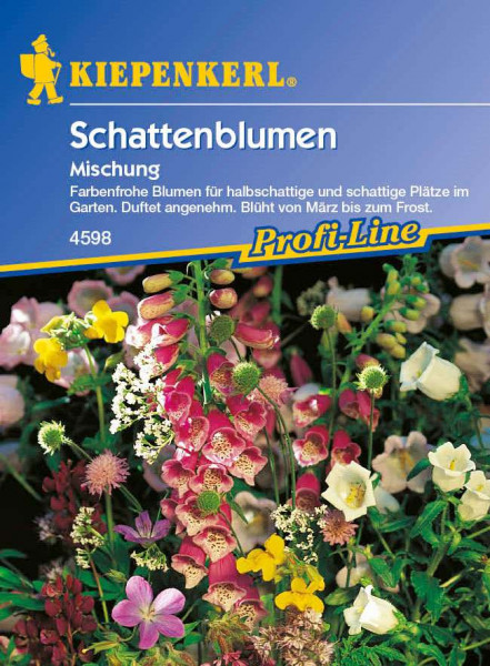 Saatgut Mischungen einjähriger Sommerblumen Schattenblumen, Mischung