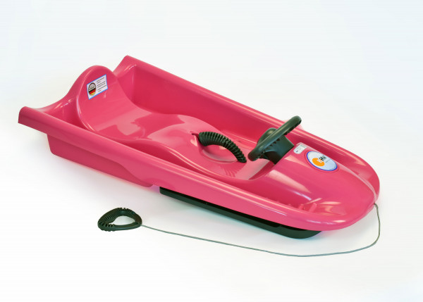 Schlitten / Lenkbob / Rodel KHW Snow Flyer pink