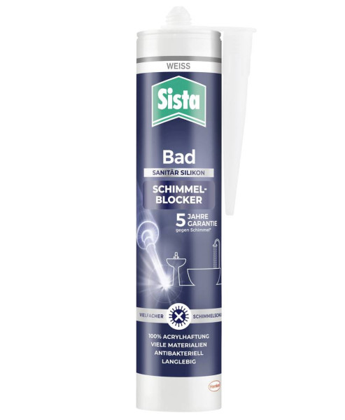 Sista Bad Schimmelblocker Silikon weiss 280 ml