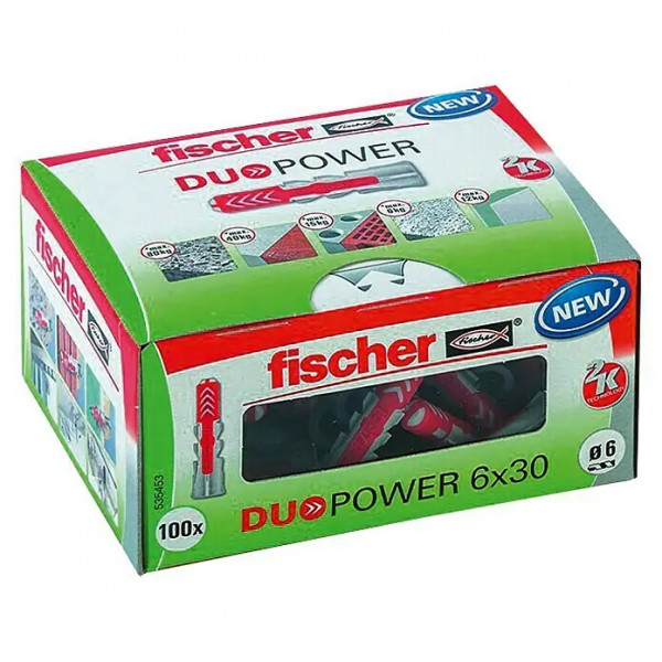 fischer® Dübel Duopower 6x30 LD 100 Stück