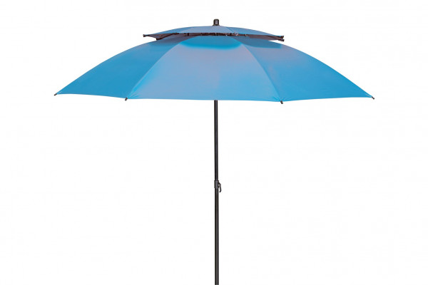 Derby Sonnenschirm / Strandschirm Windprofi 200cm Des. 821 blau