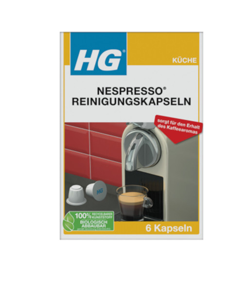 HG Reiningunskapseln für Nespresso® Maschinen