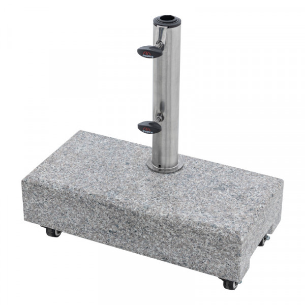 Doppler Sonnenschirm Granitsockel Balkon rollbar 25kg