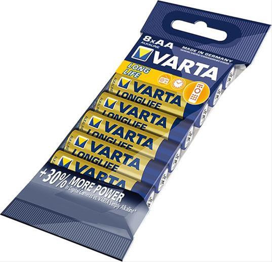 VARTA Long Life AA 1,5 V 8 Stück