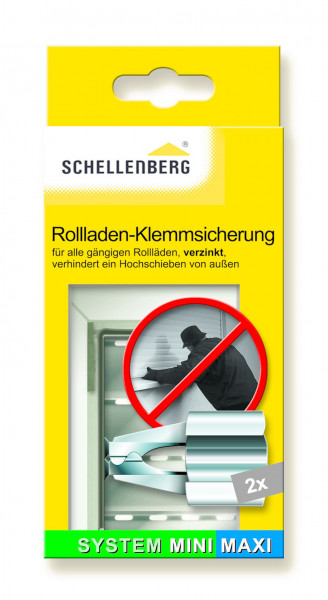 Klemmsicherung Schellenberg Rollladen für Mini und Maxi 1 Paar