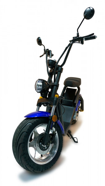 Elektro-Roller, 1200L, E Cruiser, Elektro Scooter, City Chopper sw/bl