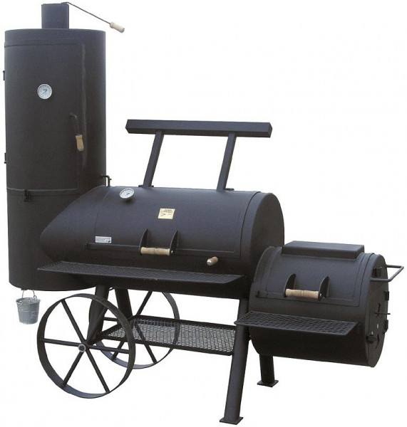 Barbeque Smoker / Holzkohle Grill Joe´s BBQ 24&quot; Chuckwagon Catering