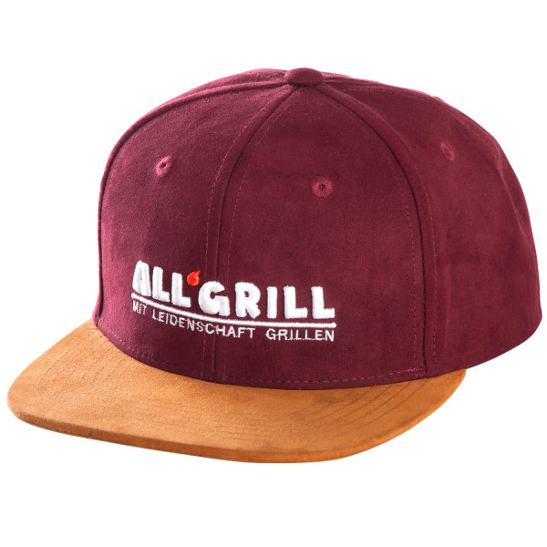 Kappe Snapback weinrot