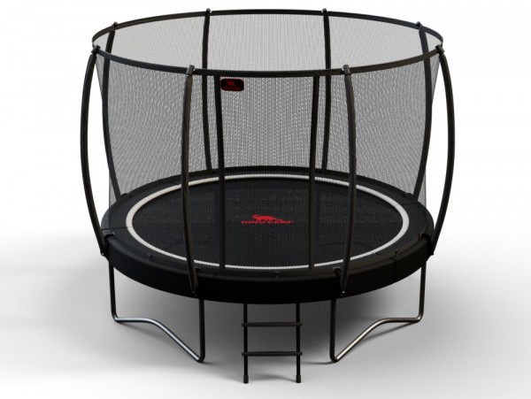 DINOCARS Trampolin PRO LINE Sicherheitsnetz Leiter Ø430cm