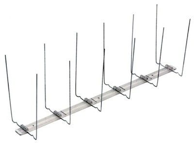 Taubenschutz / Taubenabwehr 2-reihig Typ 1 Polycarbonatleiste