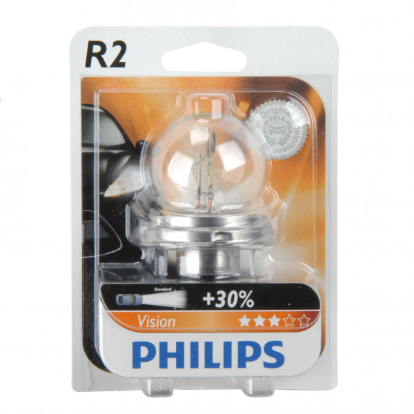 Philips Abblendlampe R2 12 Volt / 40/45 Watt - Autobeleuchtung